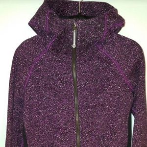 Lululemon scuba hoodie jacket purple speckle 4